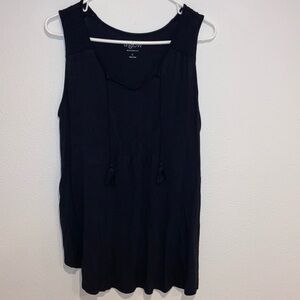 Sleeveless Maternity Top, Size Large